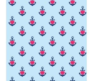 Jersey - Hafenliebe hellblau